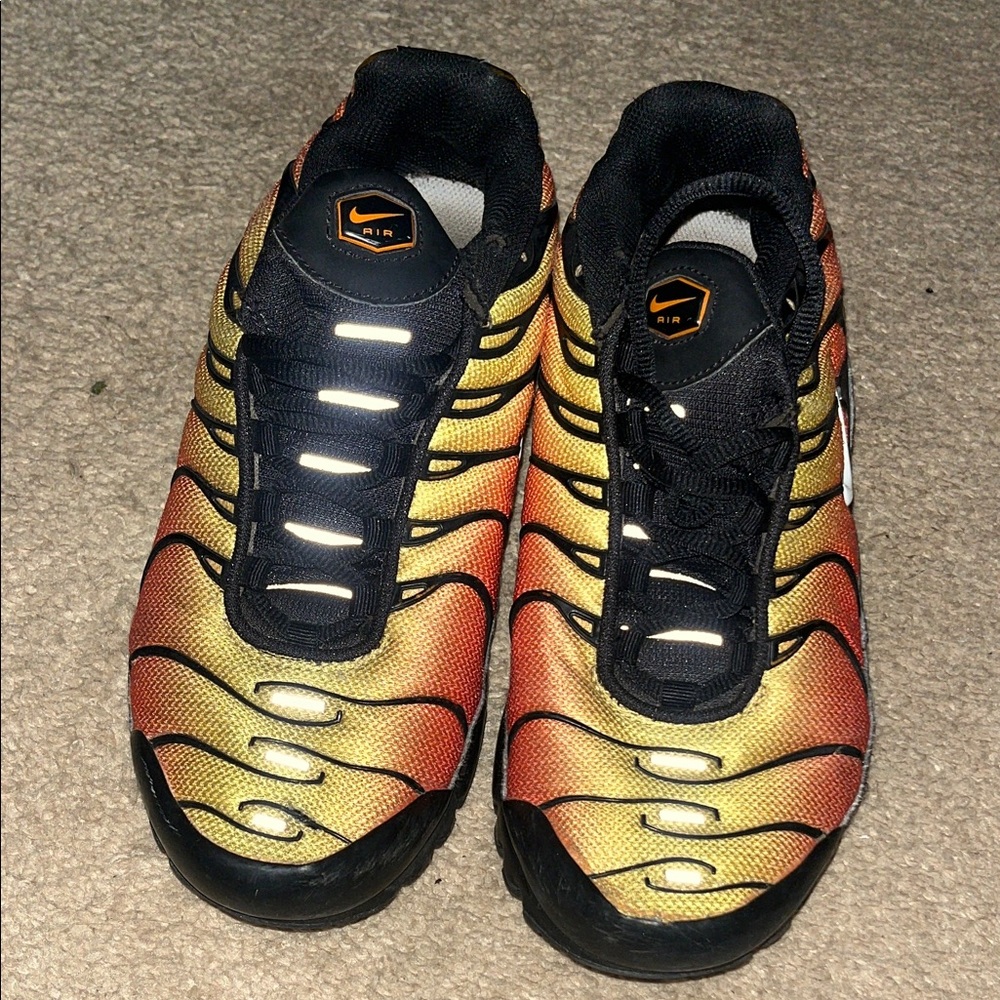 Nike Air Gradient Orange and Yellow Sneakers
